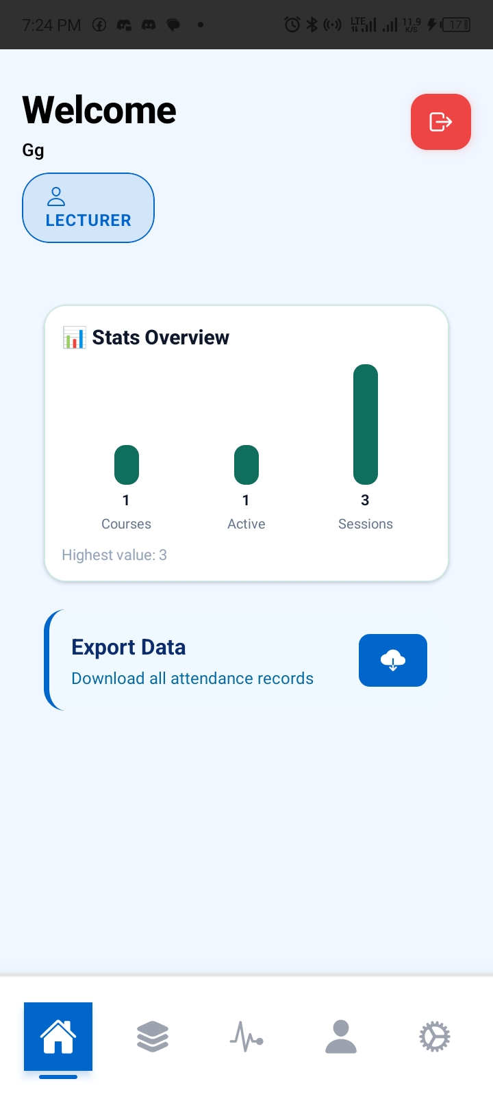 App Home Screen